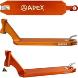 Apex Digital Apex Pro Stunt-Scooter Deck 580 (49cm) orange - Orange