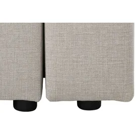 Home Affaire Ecksofa »Pur L-Form«, wahlweise mit Bettfunktion beige