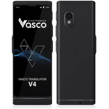 Vasco Electronics Vasco Translator V4 Sprachübersetzer | Übersetzungsgerät | Übersetzt lebenslang gratis | 108 Sprachen | Spracheingabe und Sprachausgabe | Foto Übersetzer | Farbe: Black Onyx
