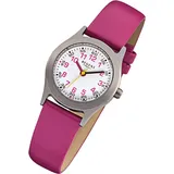 REGENT F-946 26mm Ledergehäuse pink Lederarmband lila