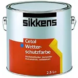 Sikkens Wetterschutzfarbe Weiß seidenmatt 2,5 l