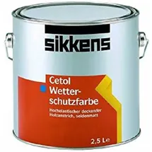 Sikkens Wetterschutzfarbe Weiß seidenmatt 2,5 l