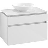 Villeroy & Boch Legato Waschtischunterschrank B60200DH 80x55x50cm, Glossy White