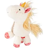 Sigikid Einhorn Patchwork Sweety Plüsch, Kuscheltier, Stofftier, kuschelweich, Moderne Farben, ab 6 Monaten