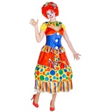 dressforfun Frauenkostüm Clown | Ballkleid + Haarreif mit Schleife | Clownfrau Clown-Kostüm Fasching (M | Nr. 300778)