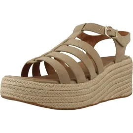FitFlop PLATFFORMS ESPADR. SUEDE FISHERMAN WEDGE Sandalette Braun 40