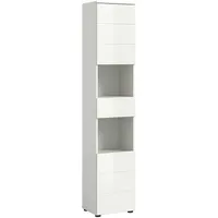 VCM Ebuy24 Vira Hochschrank Bad 1 Schublade 2 Türen