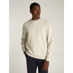 Tommy Hilfiger Sweatshirt »ESS SEASONAL FLEECE CREWNECK«, mit Logostickerei TOMMY HILFIGER Oatmilk XL