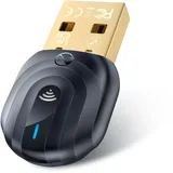 ZEXMTE USB Bluetooth Adapter für PC mit FPC Antenne, Langstrecken Bluetooth Dongle kann 50M stabiles Signal, Mini Bluetooth Stick Empfänger für Desktop-Laptop, Windows 11/10 Plug & Play