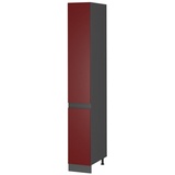 Vicco Apothekerschrank R-Line 30 cm J-Shape Anthrazit Rot