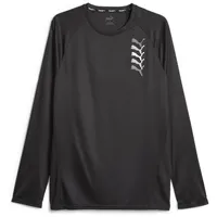 Puma Fit Ls Logo Graphic Herren Longsleeve, schwarz XXL