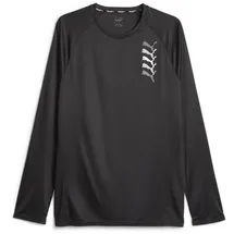 Puma Fit Ls Logo Graphic Herren Longsleeve, schwarz XXL
