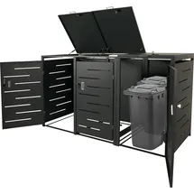 MCW Mülltonnenverkleidung E83 212 x 116 x 98 cm grau