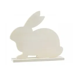Spielheld XL Holzdeko »Hase«, natur, 21,5 cm hoch