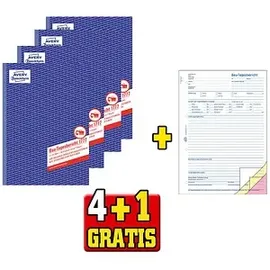Avery Zweckform Bautagebuch Formular 1777-5 A4 Weiß