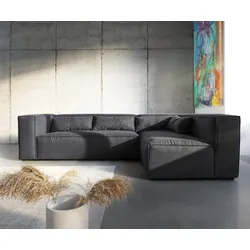 Ecksofa Brom 267x173 cm Graphite Ottomane variabel