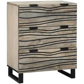 vidaXL Sideboard 60 x 33,5 x 75 cm Weiß