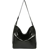 Liebeskind Berlin Chudy Paper Touch Crinkle Hobo M Black