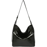 Liebeskind Berlin Chudy Paper Touch Crinkle Hobo M Black