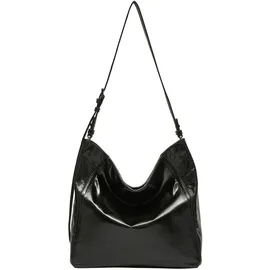 Liebeskind Berlin Chudy Paper Touch Crinkle Hobo M Black