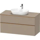 Duravit Waschtischunterschrank wandhängend „D-Neo“ 120 × 66,4 × 55 cm in Leinen