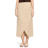 Cartoon Wickelrock Damen Beige 44