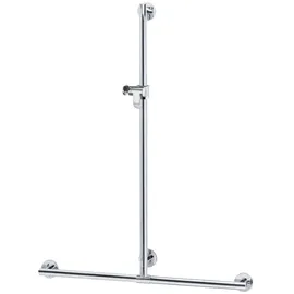 Keuco Plan Care Duschhandlauf mit Brausestange Aluminium silber-eloxiert 682/1263 mm