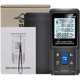 Digitaler Laser-Entfernungsmesser, 40 m digitaler Laser-Messgerät, Längen-/Flächen-/Volumen-/Pythagoras-Theoremmessung, IP54