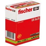 Fischer UX 6 x 35 Universaldübel 35mm 6mm 62754 100 Stück