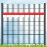 zaun|zu® zaunzu Sichtschutzstreifen Vereinsfarben Rot/Weiß Akzentstreifen