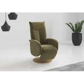 Home Affaire TV-Sessel Glendale Polyester 75 x 112 x 82 cm Grün mit Aufstehhilfe, 2 Motoren und Akku
