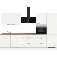 nobilia® elements Küchenzeile ""elements premium"«, vormontiert, Ausrichtung wählbar, Breite 330 cm, ohne E-Geräte