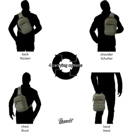 Brandit Textil Us Cooper M 8l Umhängetasche Tactical Camo One Size