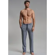 Götzburg Pyjamahose Upper West elastischer Bund, Baumwollmix, schnelltrocknend, Seitentaschen, locker blau 54 (XL)