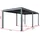 MCW Carport L46-C 5,83 x 3,01 m anthrazit mit Regenrinne