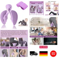 Oberschenkeltrainer 16KG mit Widerstandsband, Beinpresse für Zuhause, Ges
