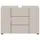 xonox.home Waschbeckenunterschrank Vira 82 x 56 x 34 cm Kaschmir/Schwarz