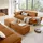 W.Schillig Couch Leder 2-Sitzer Gelb