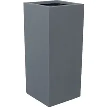 eleganteinrichten Pflanzkübel 38 x 38 x 70 cm grau