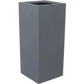 eleganteinrichten Pflanzkübel 38 x 38 x 70 cm grau