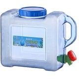 Umikk 5L~22L Camping Wasserkanister, Wasserbehälter mit Hahn, Tragbarer Trinkwasserkanister, Wassertank Camping mit Griffen, Wasserkanister BPA-frei, für Outdoor Reise Hause Trinkder Speicher-Eimer