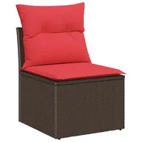 vidaXL Gartenlounge-Set 6-tlg. braun