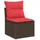 vidaXL Gartenlounge-Set 6-tlg. braun