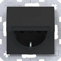 Hager Schuko-Steckdose Schwarz