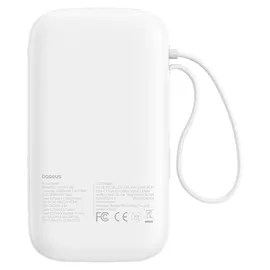 Baseus QPow 2 20000mAh 30W 2xUSB-C weiß