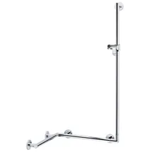 Keuco Plan Care Duschhandlauf mit Brausestange Aluminium silber-eloxiert 597/680/1265 mm