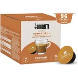 Bialetti-Kaffee Dolce Gusto®-kompatible Kapseln – Cortado – 96 Kapseln