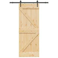 vidaXL Narvik rechts 80 x 210 cm Braun/Schwarz