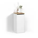 livinity® Paolina Badschrank 40,2 x 88,2 cm Weiß/Artisan