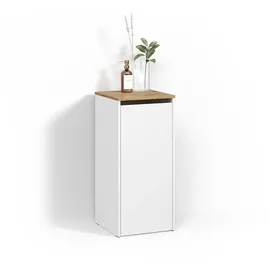 livinity® Paolina Badschrank 40,2 x 88,2 cm Weiß/Artisan